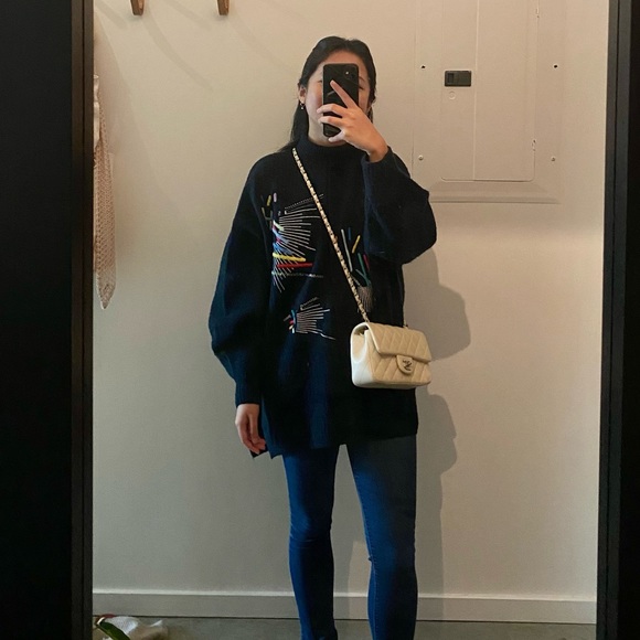 &Other Stories Navy Sweater - Picture 3 of 8